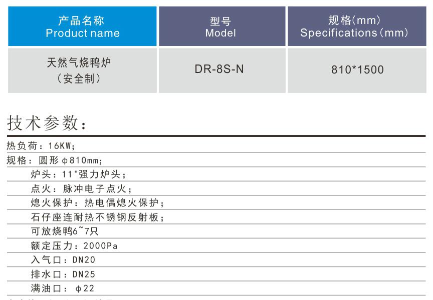 燃氣烤鴨爐1